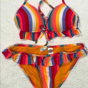 Bright Rainbow Bikini